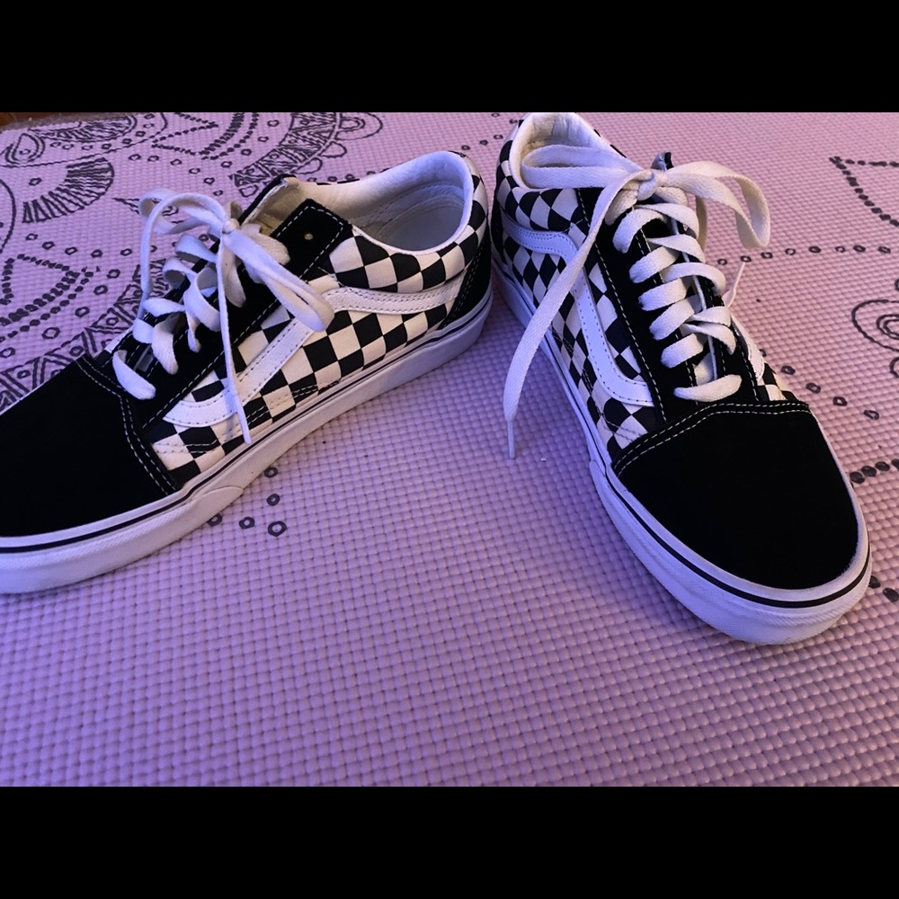 Checkered Van sneakers